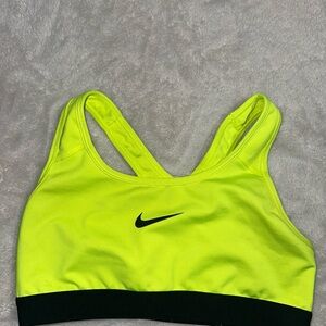 Nike Women's Bright Yellow Sports Bra